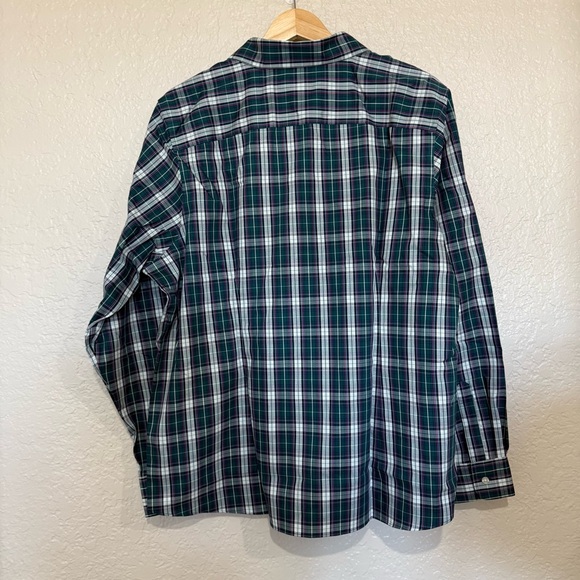 Lands' End Women’s No Iron Pinpoint Oxford Shirt Size 18W Casual Academia Office - Picture 6 of 7